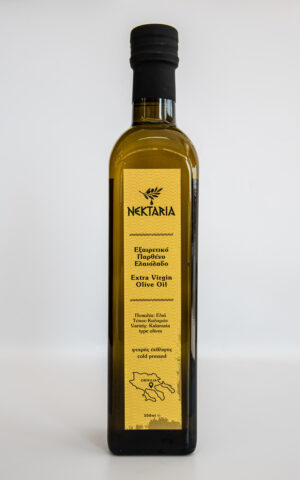 Nektaria Extra Virgin Olive Oil 500ml (Dorica Glass Bottle)