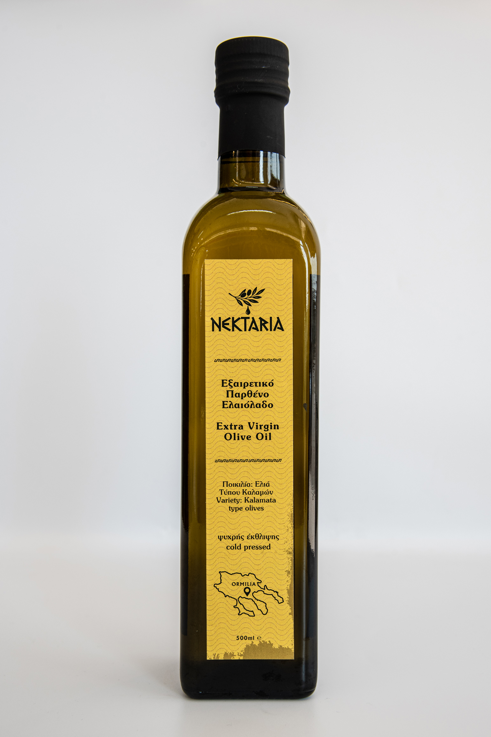 Nektaria Extra Virgin Olive Oil 500ml (Dorica Glass Bottle)