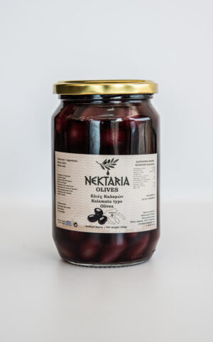 Nektaria Kalamata Type Olives 359g (Glass Jar)