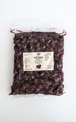 Nektaria Kalamon Olives 1kg (Vacuum Pack)